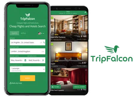 TripFalcon تطبيق الهاتف