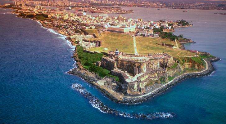 &copy; iStock/Getty Images/Medioimages/Photodisc Aerial view of San Juan, Puerto Rico.