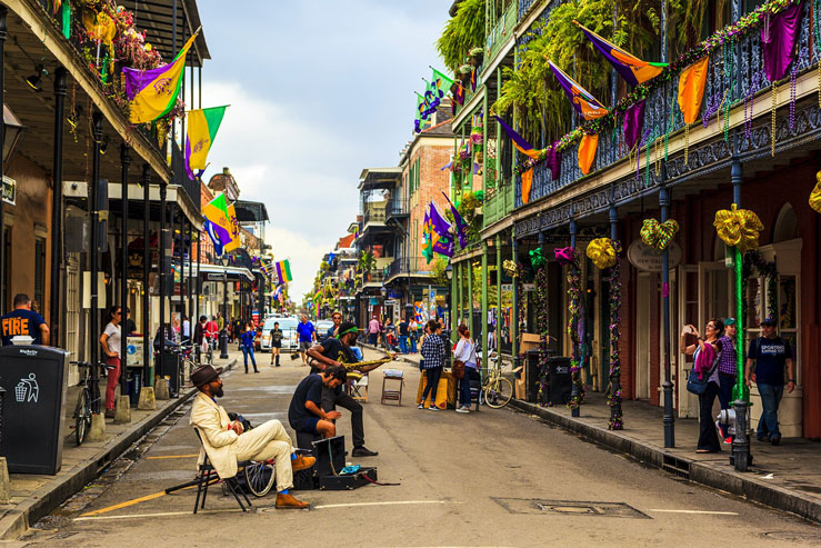 Destinations like New Orleans pack European style with a uniquely American flavor ©GTS Productions/Shutterstock