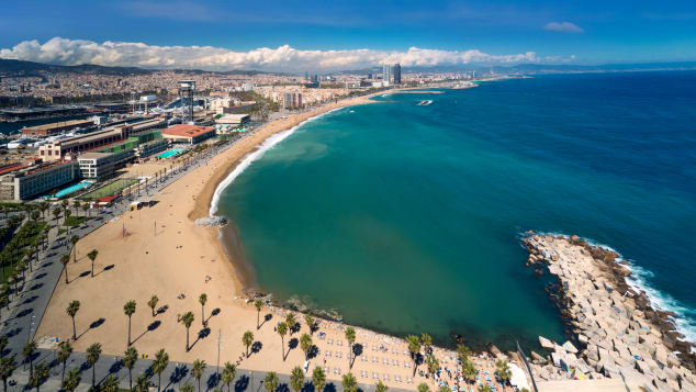 Barcelona beach city: Golden sands and 300 days of sunshine each year mean Barcelona's shoreline buzzes with a carnival atmosphere year round. Here's our guide to the city's best beaches. Shutterstock