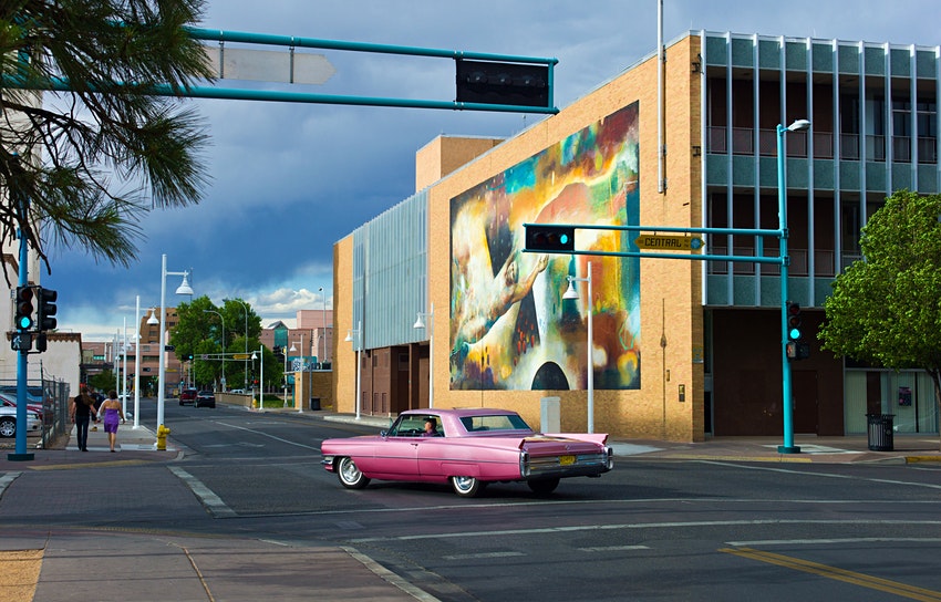 Cruising Route 66 is one of the best free things to do in Albuquerque © Alamy Stock Photo