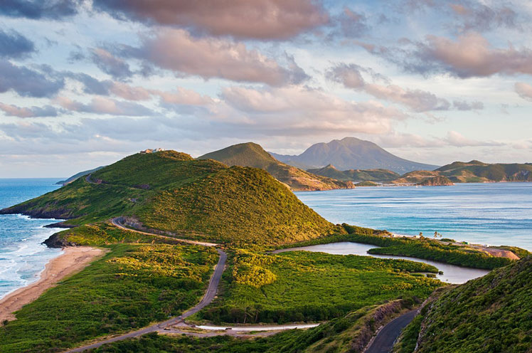 Nevis is the smaller more lush island © Hiral Gosalia / Getty Images