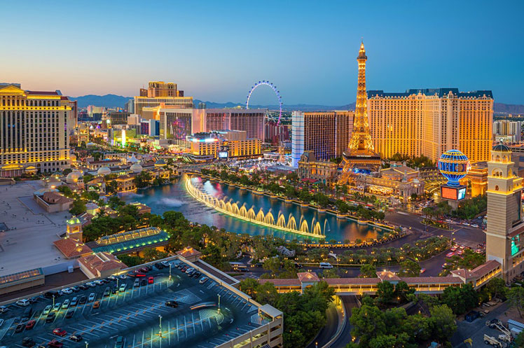 Las Vegas tops the list of urban escapes for the second year running © f11photo/Shutterstock
