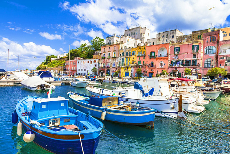 Up until now the title of Capital of Culture went to bigger cities, so Procida's victory as both a smaller town and an island is definitely a first © leoks / Shutterstock
