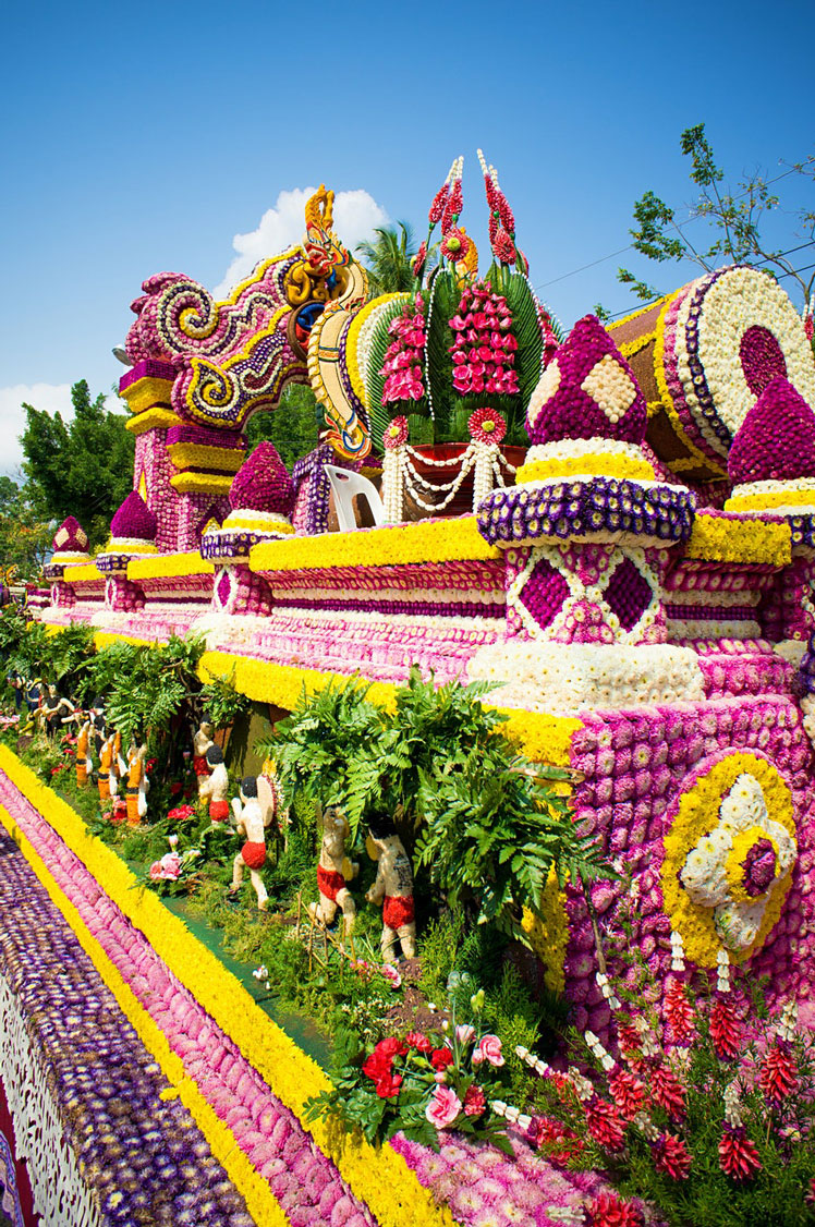 The Chiang Mai Flower Festival is held in Thailand © 501room / Shutterstock