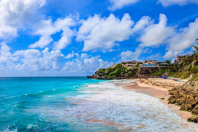 Crane Beach, located on the south coast of Barbados, is considered to be one of the island's most beautiful beaches © Flavio Vallenari / Getty Images.