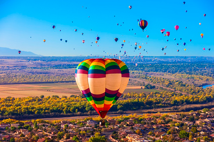 Hot air balloons are such a big deal in Albuquerque that there's an annual International Balloon Fiesta dedicated to them ©Blaine Harrington III/Getty Images