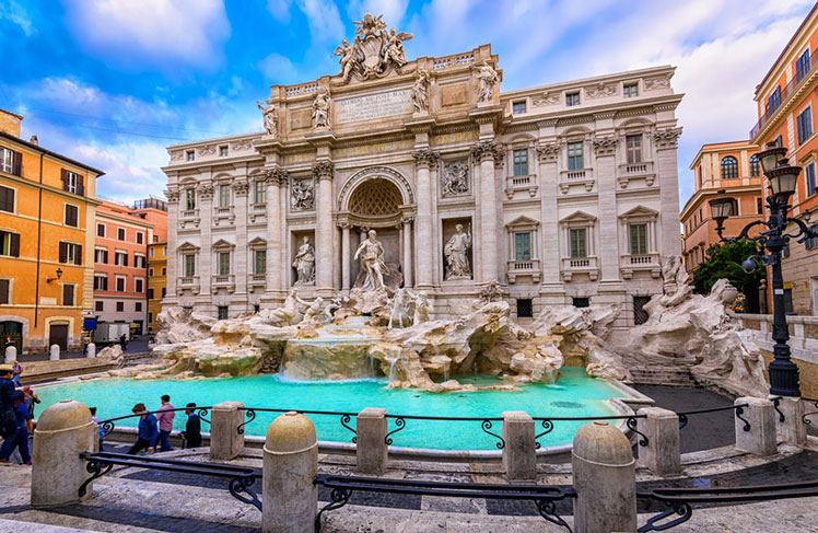 The Trevi Fountain in Rome is a popular attraction © Catarina Belova/Shutterstock